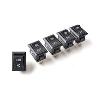 EKYLIN SW-R-5 DC AC Rocker Switch 2 pins, Mini ON/OFF Toggle Switch Suitable for AC 125V-250V DC 12V 24V 36V 48V 60V for Car Motorcycle Boats Disconnect Switch Water Dispenser Coffee Pot TV Pack of 5