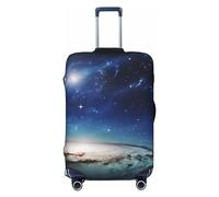 EKYOSHCZ Travel Luggage Protector Cover Starry Sky Universe Space Suitcase Covers for Luggage Fashion Washable Elastic Luggages Cover Protector Scratch Resistant Travel Essentials Suitcase Cover