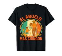 El Abuelo Más Chingón Grandfather Mexican Flag Dia del Padre T-Shirt