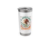El Abuelo Más Chingón Jefe Con Gran Corazón Graphic Stainless Steel Insulated Tumbler