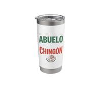 El Abuelo Más Chingón Jefe Con Gran Corazón Theme Stainless Steel Insulated Tumbler