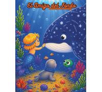 El Amigo del Fondo: Cuento para colorear (Mi Libro de Sirenas y Amigos del Mar)