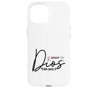 El amor de Dios brinda una paz profunda, incondicional Case for iPhone 15