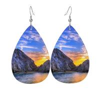 El Arco De Cabo San Lucas Earrings Fun Leather Earrings Lightweight Earring For Mother'S Day Daily Beach