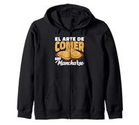 El Arte De Comer Sin Mancharse Salteña Humor Zip Hoodie