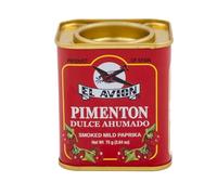El Avion Pimenton Dulce Ahumado - Smoked Mild Paprika, Red Tin, 75 g