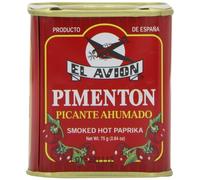 El Avion Pimenton Picante Ahumado - Smoked Hot Paprika 75 g, Red, Pack of 1