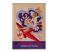 El Avion Smoked Hot Paprika Retro Tin 75 g (Pack of 5)
