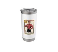 El Bachero Bachata Dancer Mexican Bingo Style Design Stainless Steel Insulated Tumbler