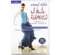 El Baile Flamenco Vol 10: Tientos -Tanguillos, Collection of 10 DVDs, Beginner/Medium Level, Includes DVD and Audio CD