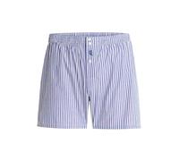 El Búho Nocturno Men's Boxer Shorts Cotton Boxers for Men Classic Underwear Woven Striped 100% Cotton, Grey 6939, XXL