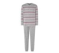 El Búho Nocturno Men's Pyjama Set Long Cotton Knit Midseason Stripes