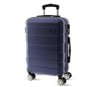 EL Caballo - Cabin Suitcase 55x40x20- Travel Suitcases - Suitcases Cabin Suitable for Ryannair- Trolley Luggage for Aircraft Heavy Duty with 4 Wheels of 360º and Numeric Lock, Navy, Classic
