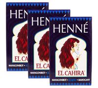 El Cahira - Henna Mahogany Red - Mahogany - Acajou 3 Pack (3x 90 g)