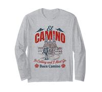El Camino Calling Buen Camino Shirt Minimalist Pilgrim Long Sleeve T-Shirt