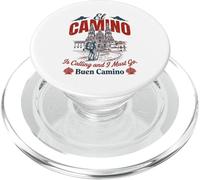El Camino Calling Buen Camino Shirt Minimalist Pilgrim PopSockets PopGrip for MagSafe