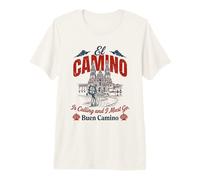 El Camino Calling Buen Camino Shirt Minimalist Pilgrim Premium T-Shirt