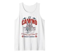 El Camino Calling Buen Camino Shirt Minimalist Pilgrim Tank Top