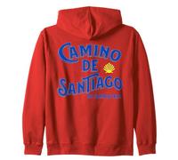 El Camino de Santiago Way of St James Saint Hiker Trail 2026 Zip Hoodie