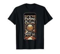 El Camino is Calling and I Must Go Vintage Shell Quote Spain T-Shirt