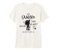 El Camino is Calling Buen Camino T-Shirt Santiago Pilgrim Premium T-Shirt