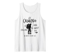 El Camino is Calling Buen Camino T-Shirt Santiago Pilgrim Tank Top
