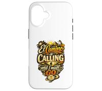 El Camino Is Calling Hiking Mountains Pilgrim Shell Backpack Case for iPhone 16