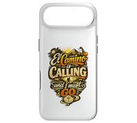 El Camino Is Calling Hiking Mountains Pilgrim Shell Backpack Case for iPhone Air
