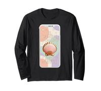 El Camino is Calling Pastel Pilgrim Shell Minimal Travel Long Sleeve T-Shirt