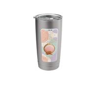 El Camino is Calling Pastel Pilgrim Shell Minimal Travel Stainless Steel Insulated Tumbler