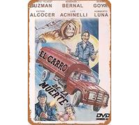 El carro de la muerte Movie Poster Home Wall Art Decoration Retro Metal Tin Sign 8x12 inch