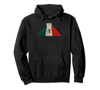 El Castillo Kukulkan pyramid Chichen Itza - Flag of Mexico Pullover Hoodie