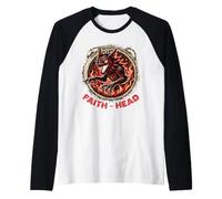 El Chupacabra Faith-Head Mythical Creature Raglan Baseball Tee