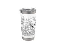 EL Chupacabra Latin America Vampire Monster Folklore Mystic Stainless Steel Insulated Tumbler