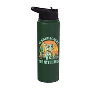 El Chupacabra The Myth Lives Graphic Tee Stainless Steel Insulated Water Bottle
