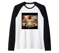 El Colacho Festival, Spain Raglan Baseball Tee