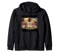 El Colacho Festival, Spain Zip Hoodie