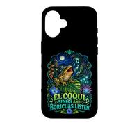 El Coqui Sings Boricuas Listen Case for iPhone 16