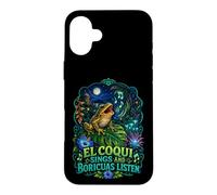 El Coqui Sings Boricuas Listen Case for iPhone 16 Plus
