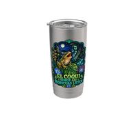 El Coqui Sings Boricuas Listen Stainless Steel Insulated Tumbler