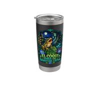 El Coqui Sings Boricuas Listen Stainless Steel Insulated Tumbler