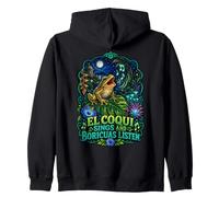 El Coqui Sings Boricuas Listen Zip Hoodie