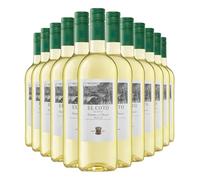 El Coto Rioja Blanco 12 x 75cl | Spanish White Wine | Fresh Citrus & Tropical Fruit Aromas | Viura, Verdejo & Sauvignon Blanc Blend | 12% ABV | Crisp, Lively & Refreshing