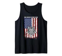 El Diablo Occult | USA Flag | Make America Satanic Again Tank Top
