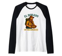 El Dorado of theRockies Lost Gold Legend American Raglan Baseball Tee