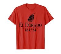 El Dorado Rum Guyana T-Shirt, Men, Red, Large