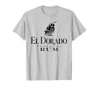 El Dorado Rum Guyana T-Shirt, Men, Silver Grey, 3X-Large