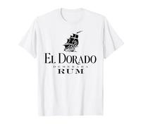 El Dorado Rum Guyana T-Shirt, Men, White, 5X-Large