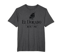 El Dorado Rum Guyana T-Shirt, Men's Big and Tall, Dark Heather Grey, 2X Tall