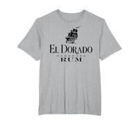 El Dorado Rum Guyana T-Shirt, Men's Big and Tall, Heather Grey, 2X Tall